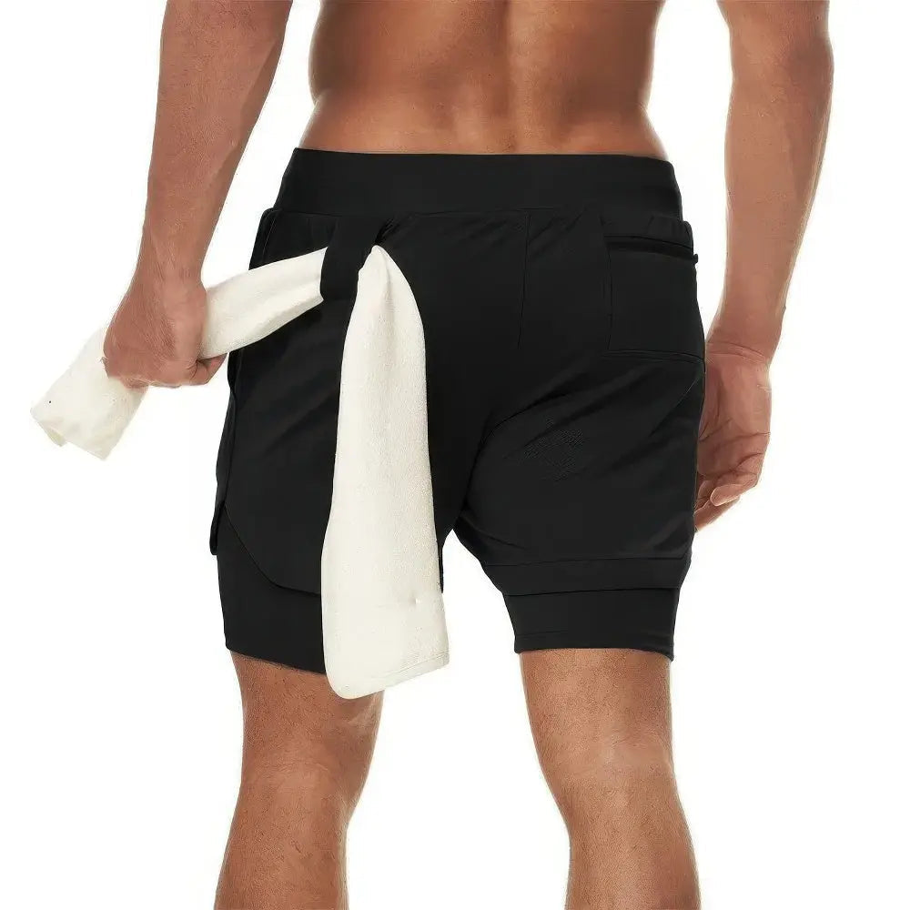 Shopnory | Camo 2 In 1 Schnell Trocknende Sporthose