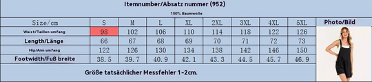 Jumpsuit-Shorts aus Baumwolle und Leinen mit weitem Bein