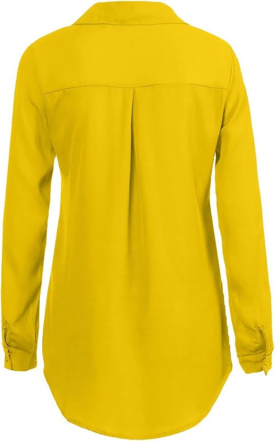 Elegante Chiffonbluse für Frauen