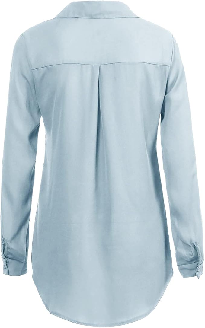 Elegante Chiffonbluse für Frauen