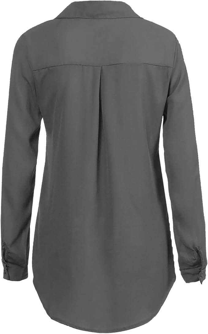 Elegante Chiffonbluse für Frauen