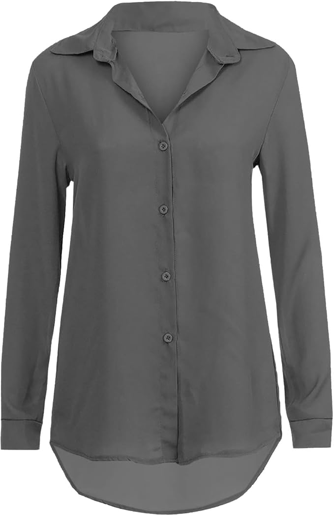 Elegante Chiffonbluse für Frauen