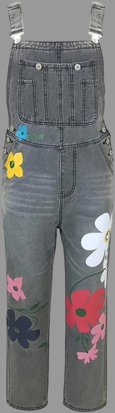 ShopNory | Ärmelloser Denim-Overall