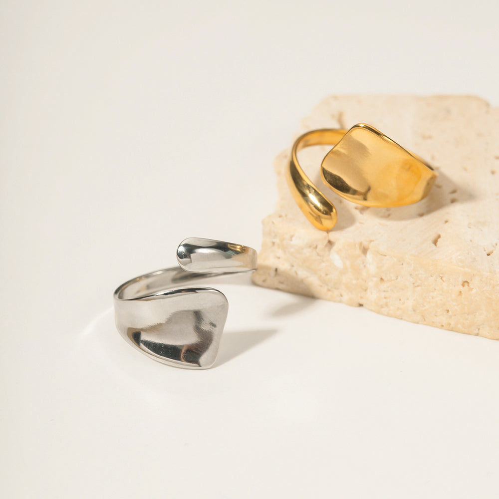 Ring in Edelstahl geometrisch | Shop Nory