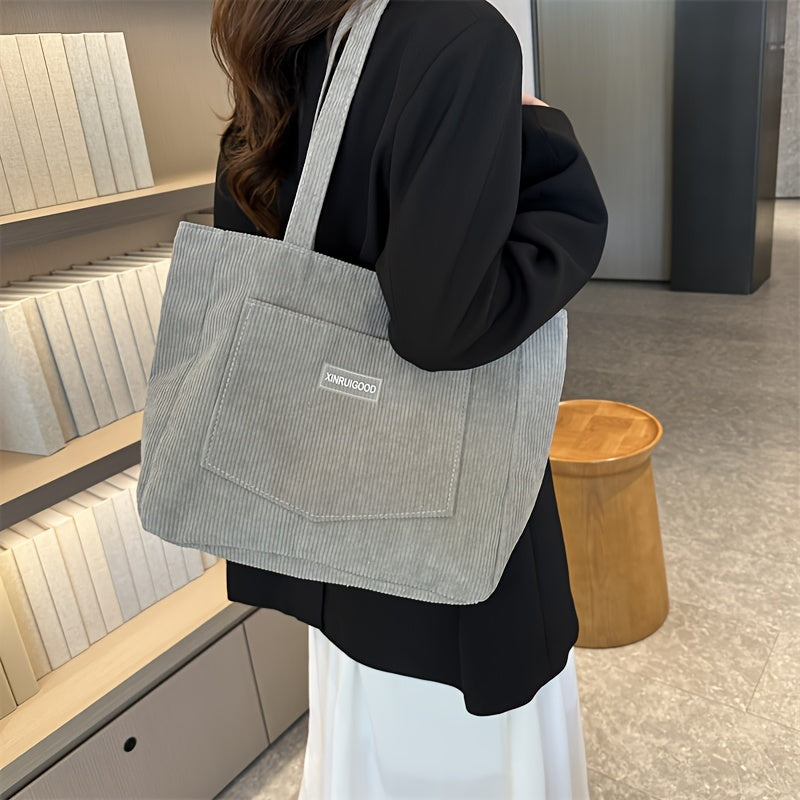 Elegante Damen Cordstoff Tasche | ShopNory