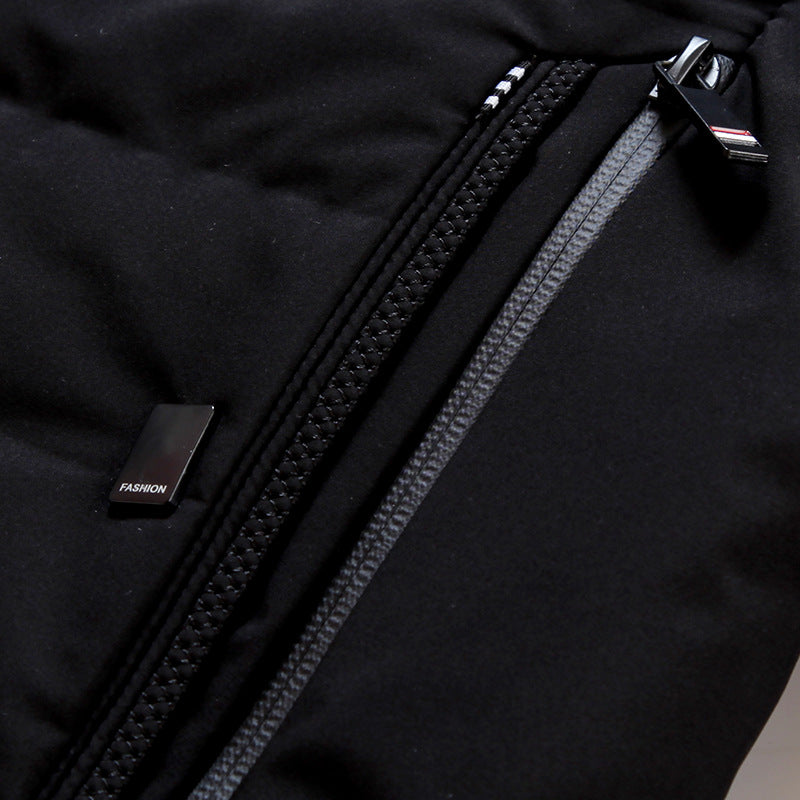 Herren Leichte gesteppte Kapuzenjacke mit Thermoisolierung und Reißverschlusstaschen Shop Nory