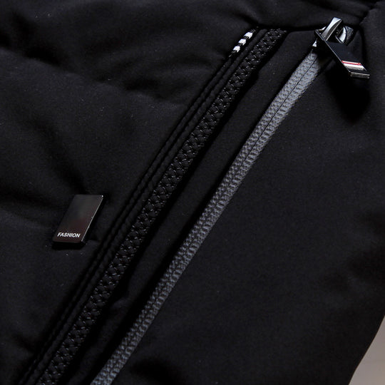 Herren Leichte gesteppte Kapuzenjacke mit Thermoisolierung und Reißverschlusstaschen Shop Nory