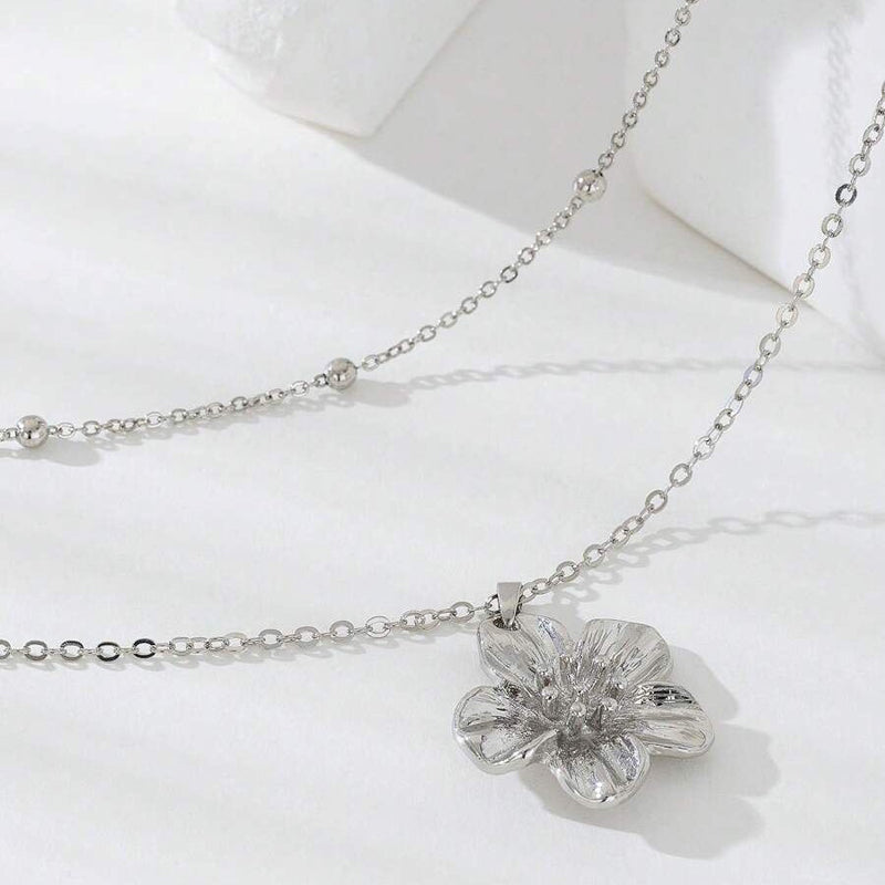 Halskette Mit Blumenanhänger | Shop Nory