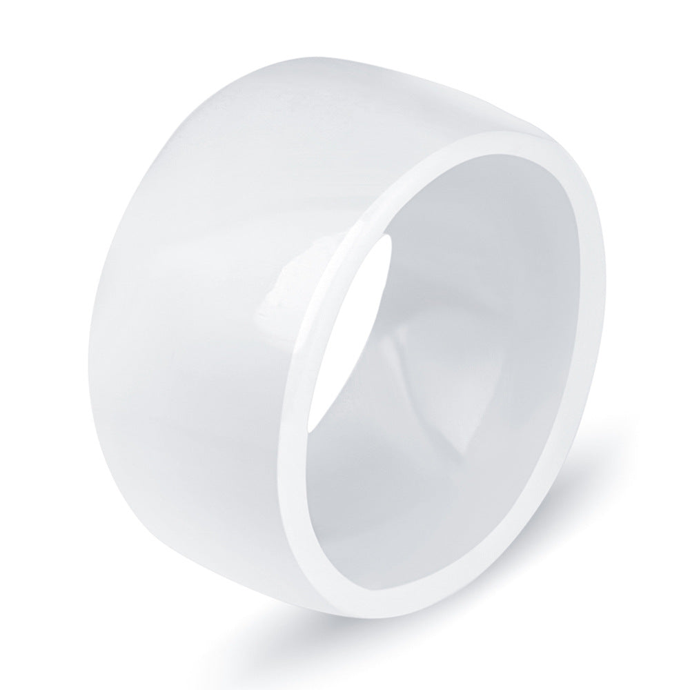 Damen Ring aus hochwertigem, glänzendem Kunststoff Shop Nory