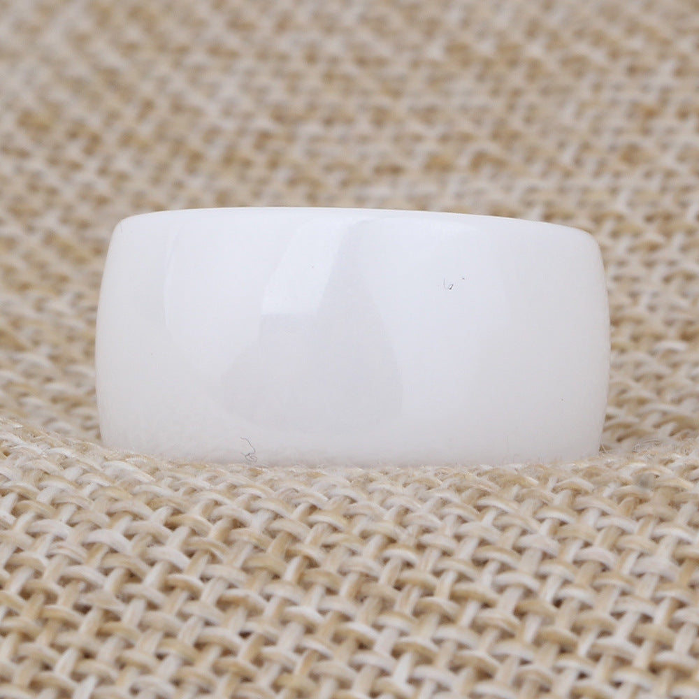 Damen Ring aus hochwertigem, glänzendem Kunststoff Shop Nory