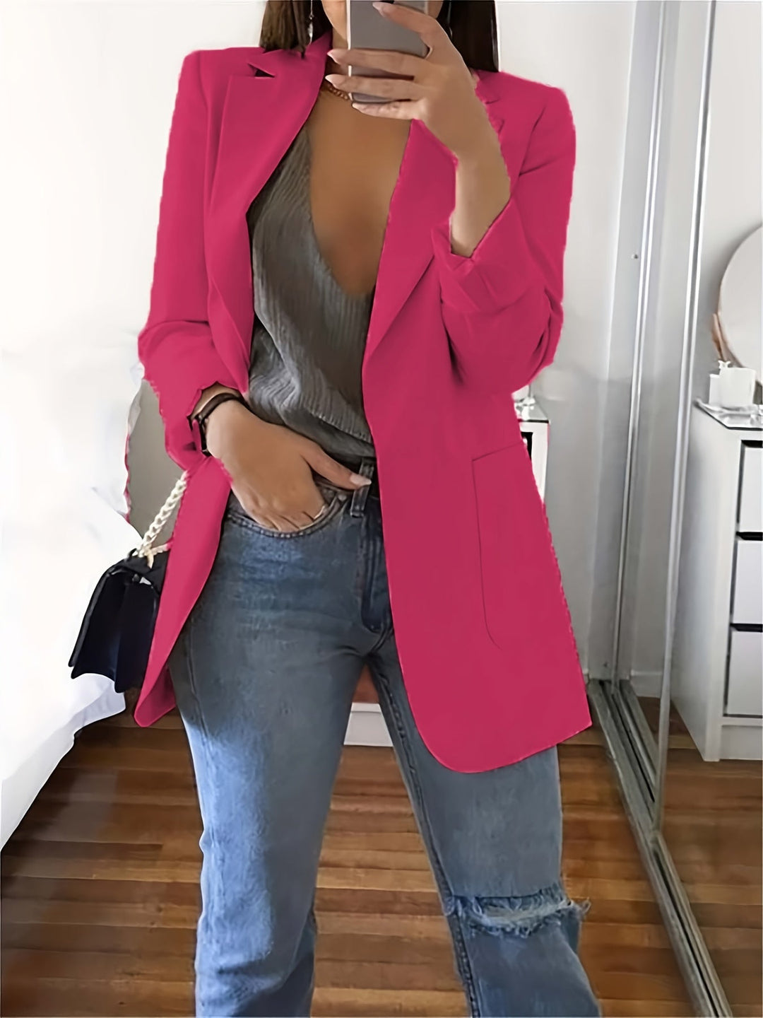 Lässiger Blazer In Übergröße