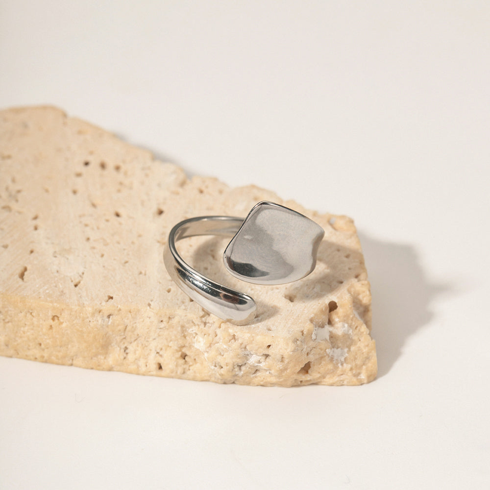 Ring in Edelstahl geometrisch | Shop Nory