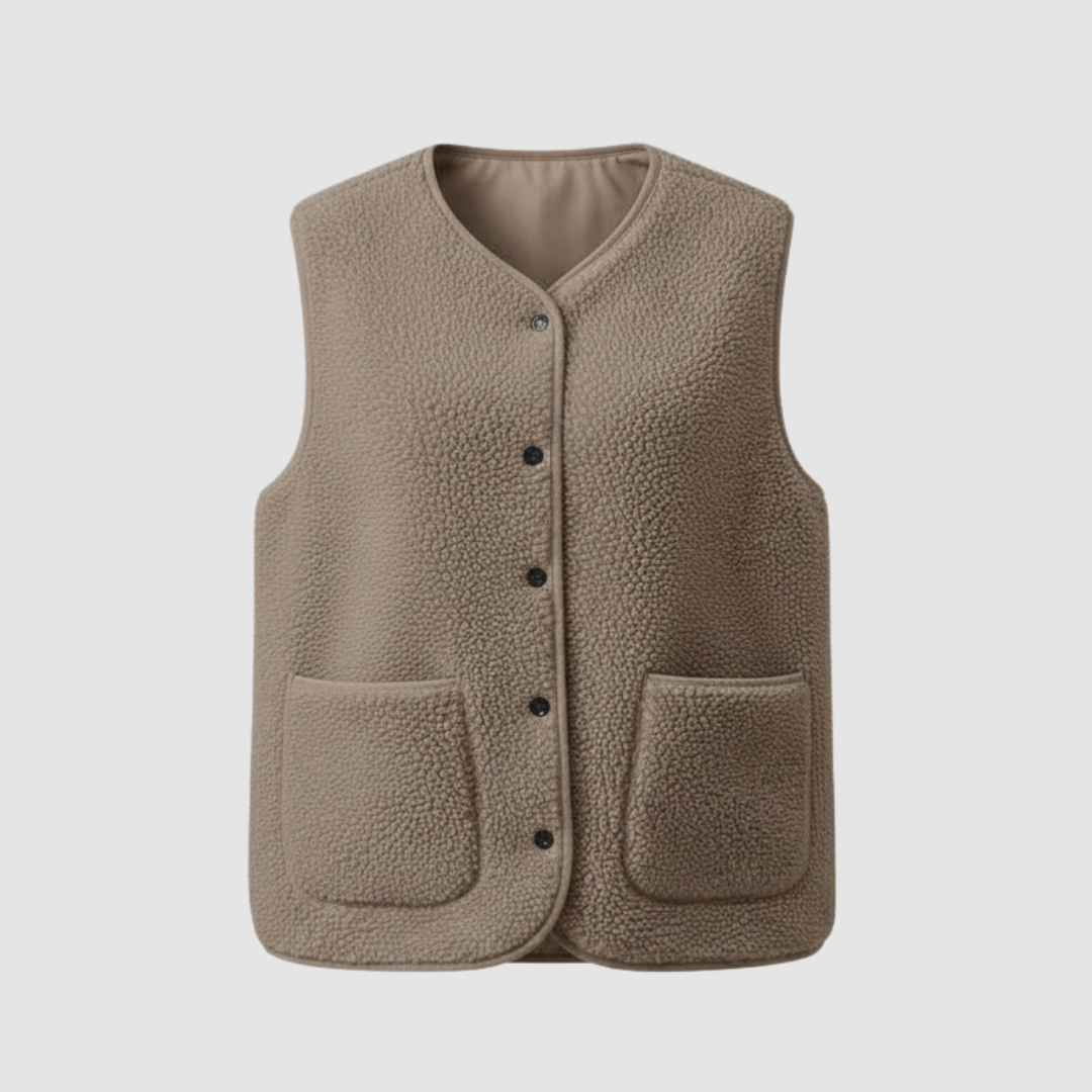 Winter Warme Elegante Fleece Weste Damen | Shop Nory