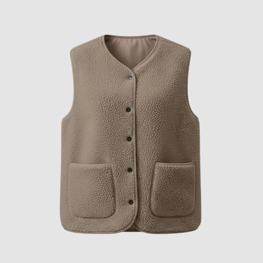 Winter Warme Elegante Fleece Weste Damen | Shop Nory