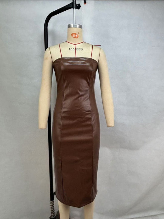 Schlauchtop geteiltes Kleid