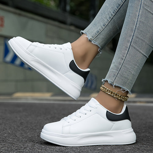 Damen Weiße Sneakers Casual