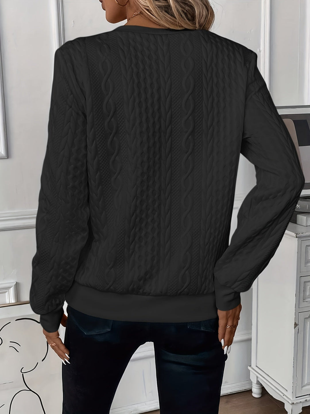 Stilvoller Strickpullover für Frauen