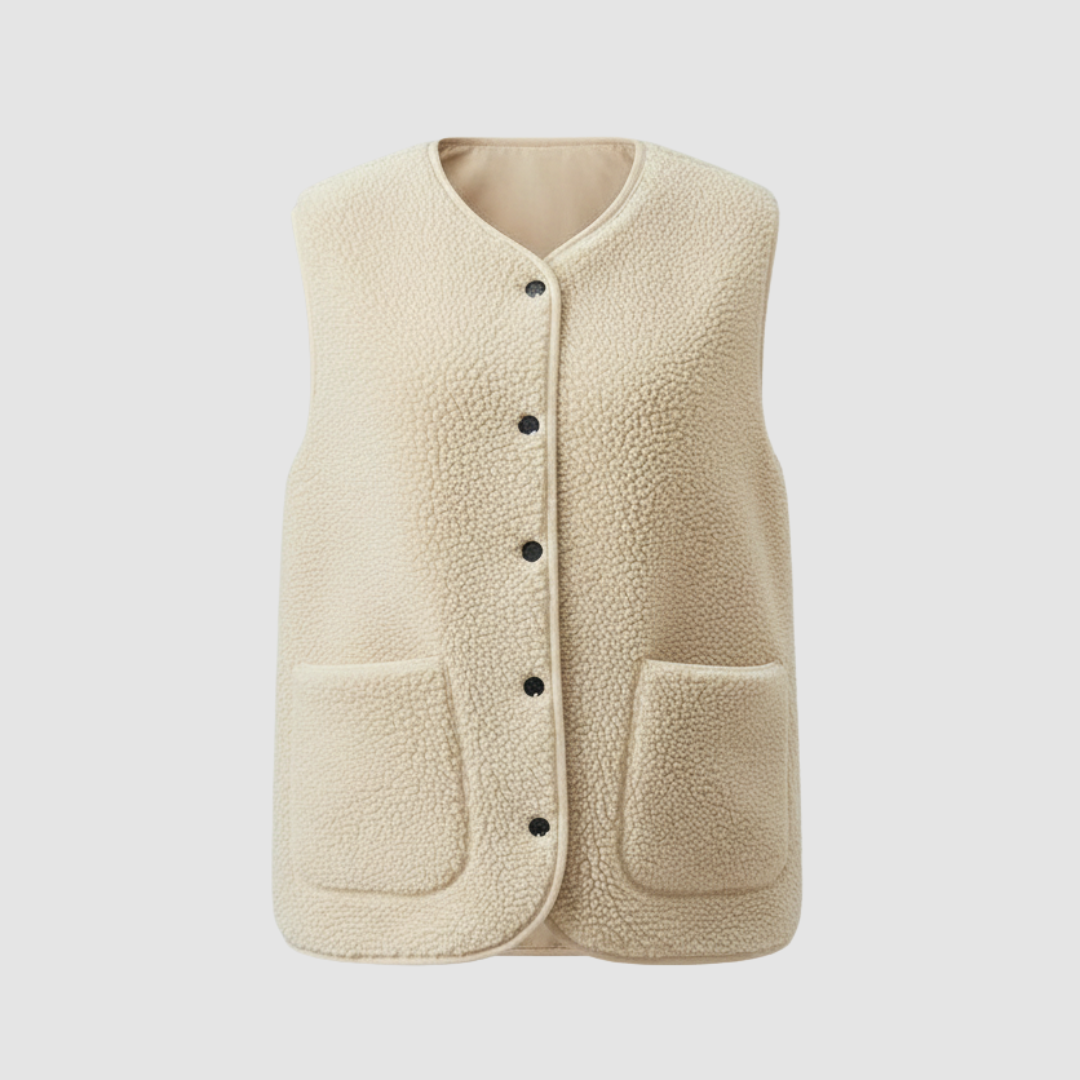 Winter Warme Elegante Fleece Weste Damen | Shop Nory