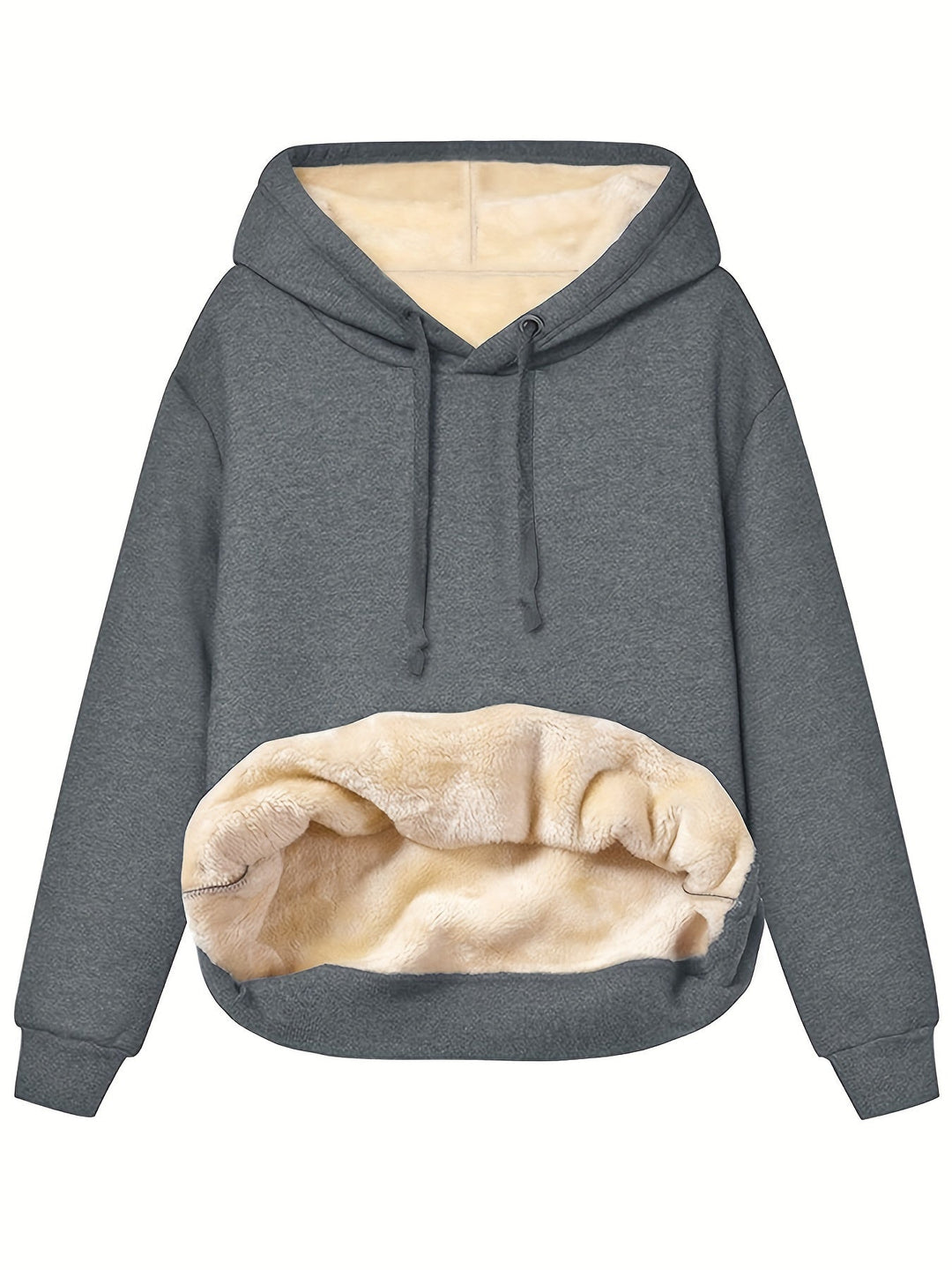 Warme Winterkuscheligkeit mit Fleece Hoodie