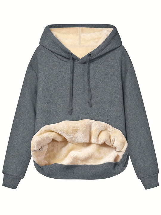 Warme Winterkuscheligkeit mit Fleece Hoodie