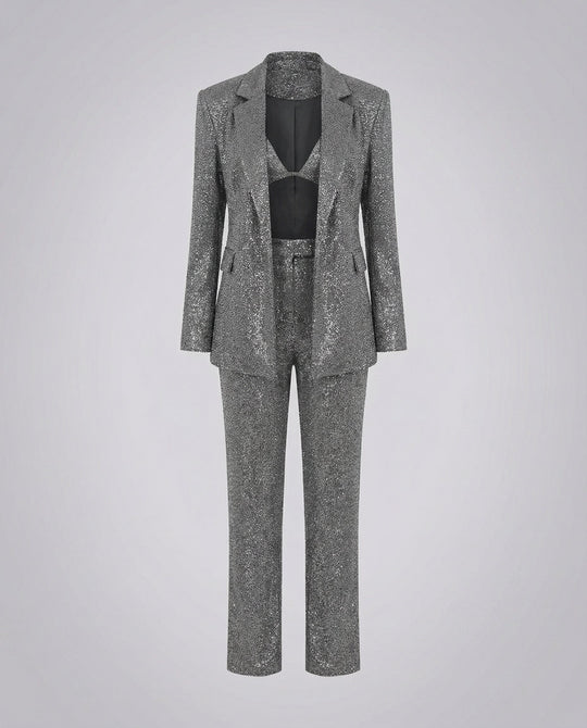 Glitzer Glamour Set Damen | Heidi-Mode