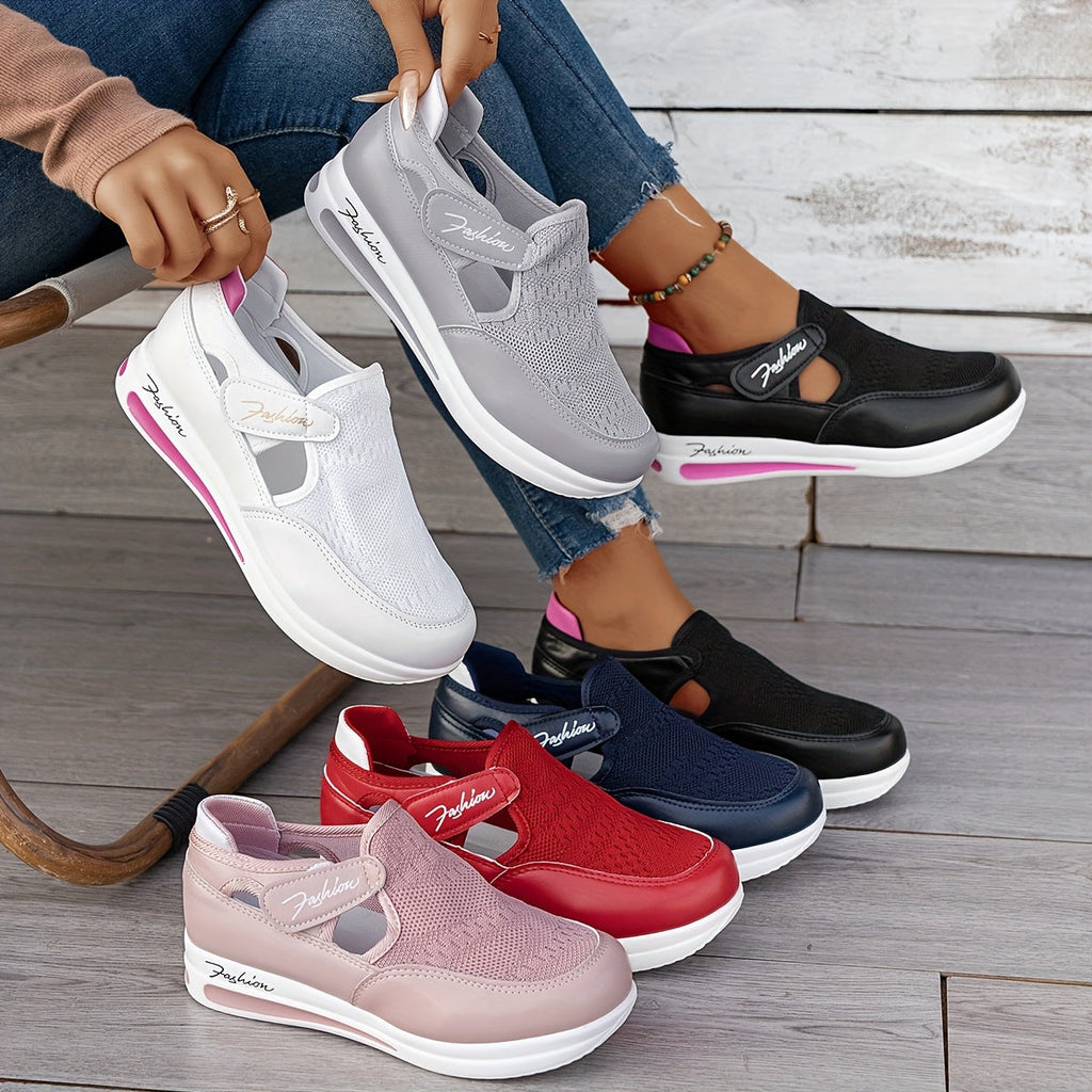 orthopädische Damen-Sneaker, atmungsaktiv und bequem.