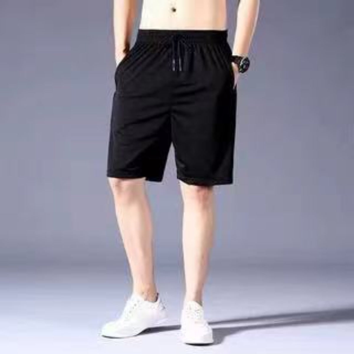 Shopnory | Sommer Herren Eis Seide lose Shorts