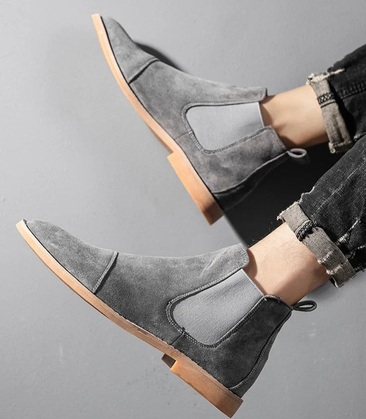 Wildleder Chelsea Boots für Herren Stilvoll & Nachhaltig
