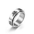 Roségold und silberne rotierende Angst Katze Ringe großartige Geschenkidee für Katzenliebhaber | Shop Nory