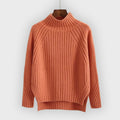 Strickpullover mit Halbem Rollkragen