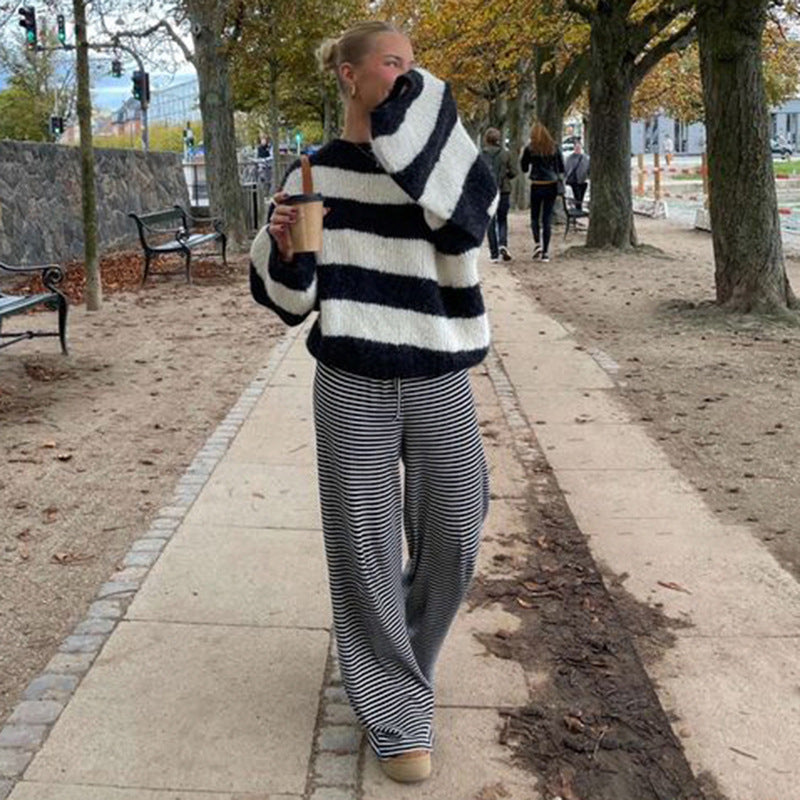 Gestreifte Loungehose