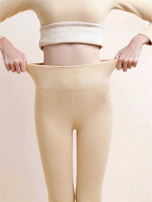 Damen Winterhose Fleece - Warme Leggings mit Formungseffekt