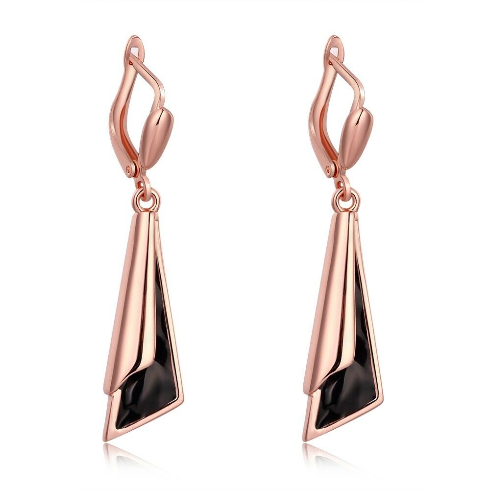 Creolen Ohrringe Ohrhänger Rot Gold Klappcreole vergoldet Ohrstecker Zirkonia | Shop Nory