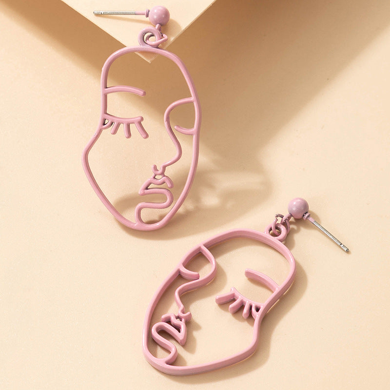 Zarte und auffällige Engelsgesicht Ohrringe/sechs Farben zur Auswahl/perfekte Geschenkidee für Mama oder Tochter | Shop Nory