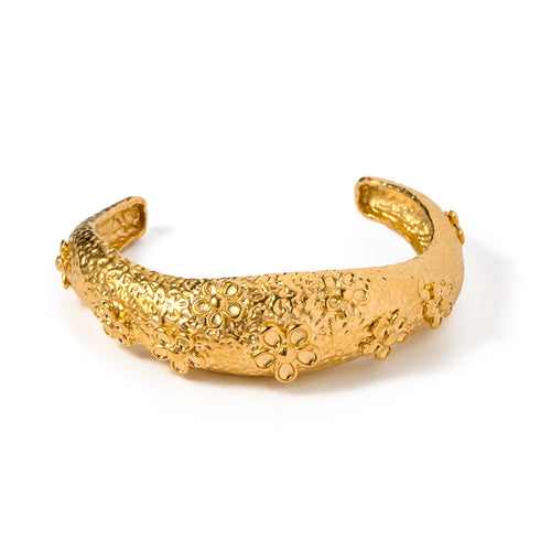 Armreif Retro Vintage Style in Edelstahl - 18k vergoldet | Shop Nory