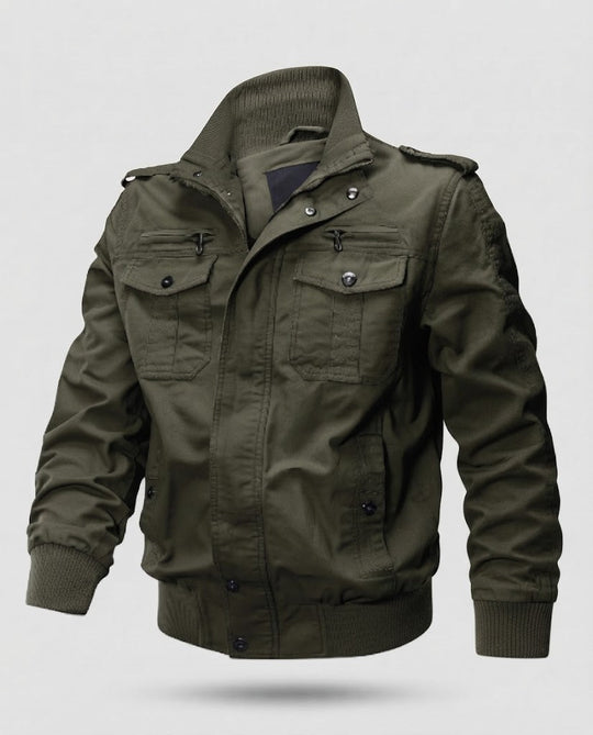Herren Thermo-Utility-Blouson aus robustem Canvas mit Sherpa-Innenfutter Shop Nory