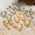 Ohrringe "Tea" Tropfen Design in Edelstahl - 14k vergoldet | Shop Nory