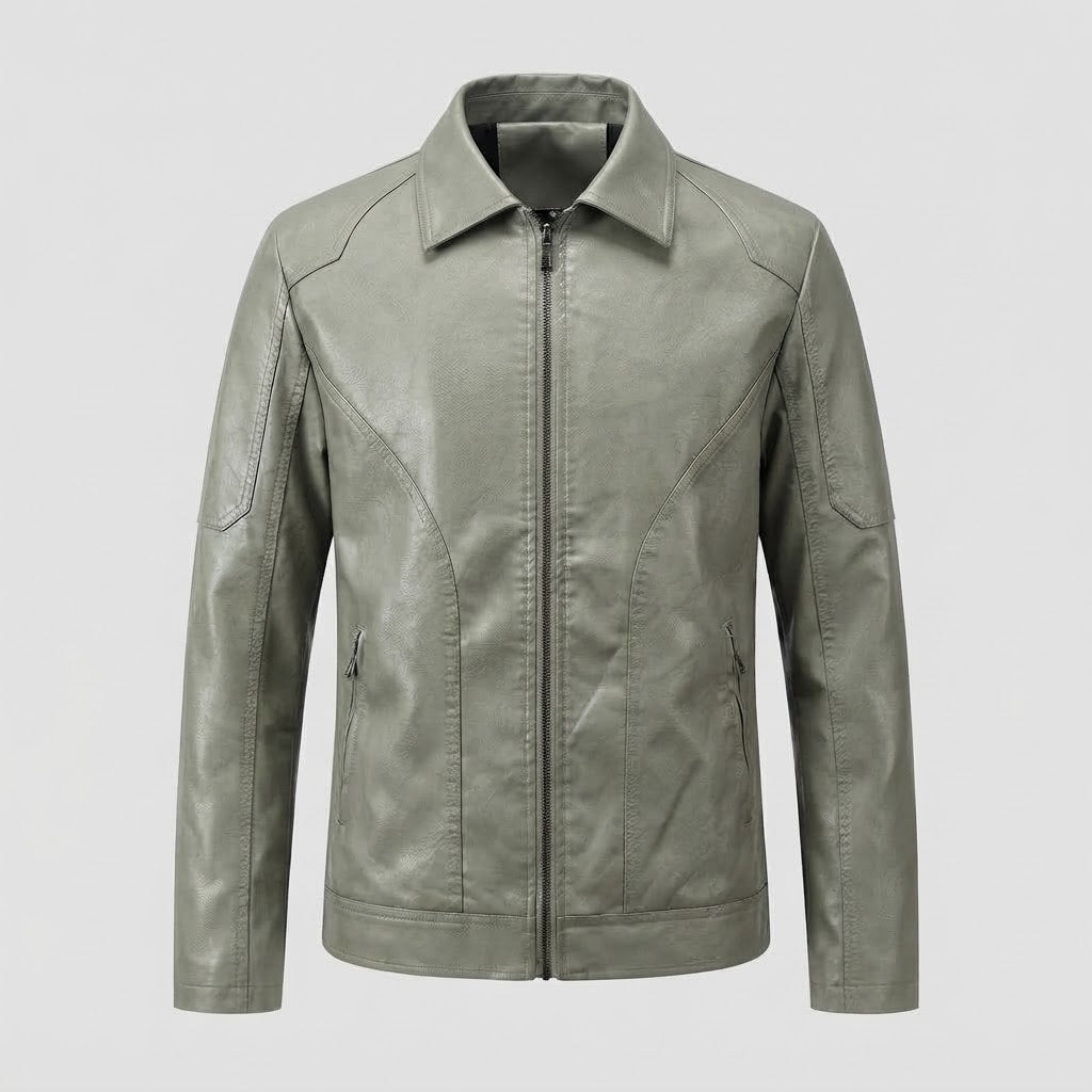 Herren moderne Kunstlederjacke Shop Nory
