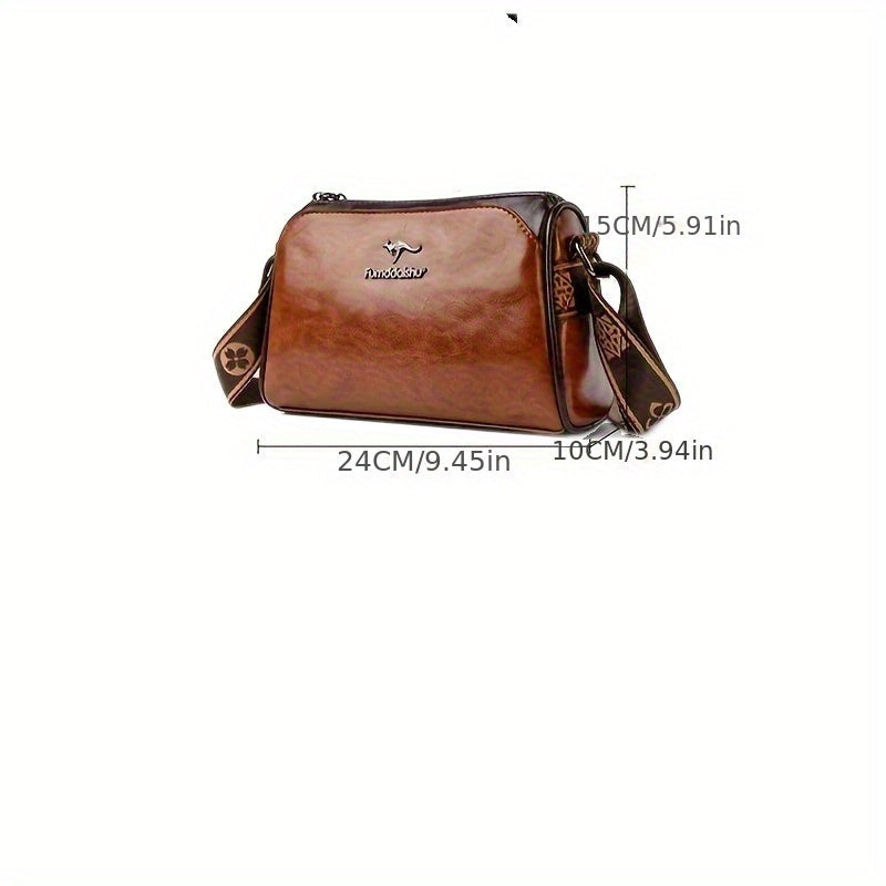 Luxuriöse Crossbody Tasche für stilvolle Frauen | Vegan Leather