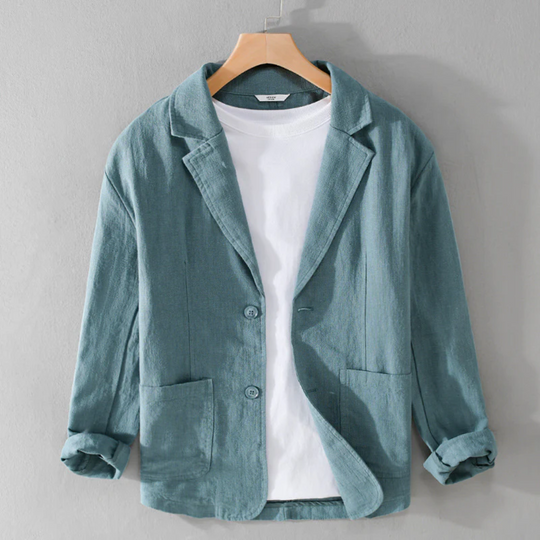 Wesentliche Leinenjacke