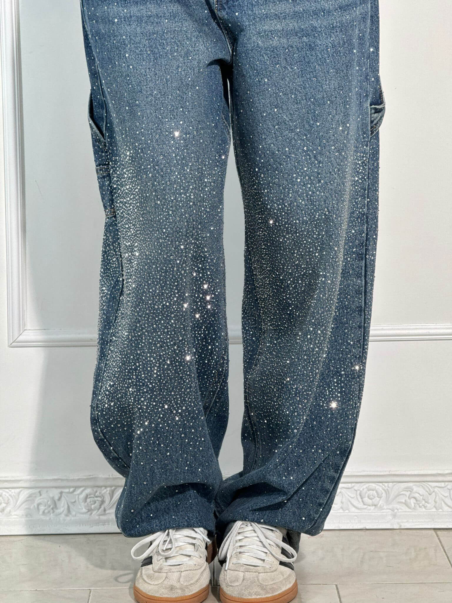 Damen Jeans mit Diamant-Optik & Klassischem Schnitt | ShopNory