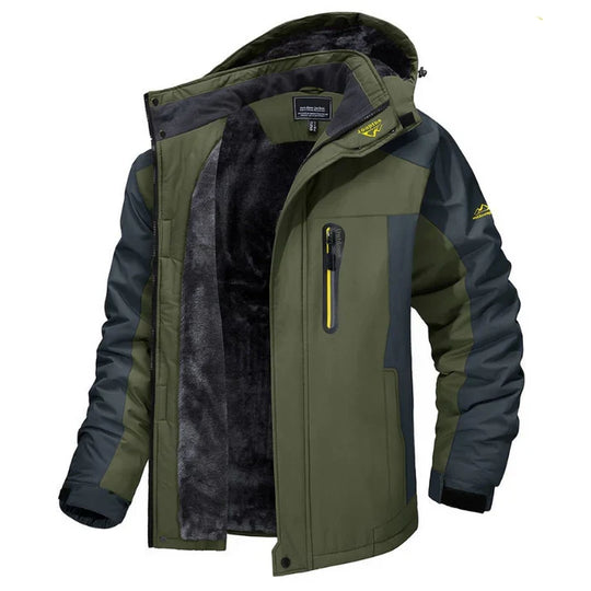Warme, Wasserdichte Winterjacke für Männer