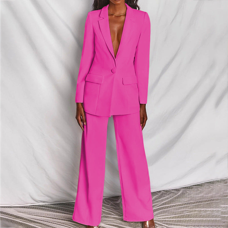 Eleganter Blazer & Hosenanzug für Damen