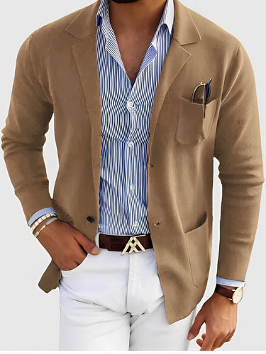 Eleganter Blazer mit Taschen für Männer