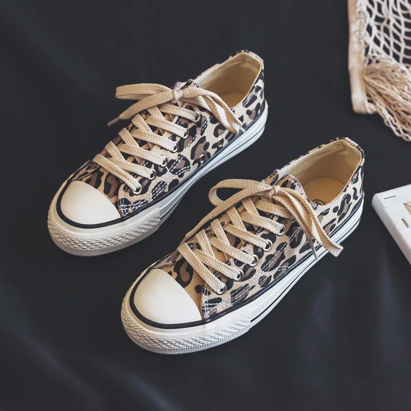 Stylische Leopard Damen Sneaker - Savannah