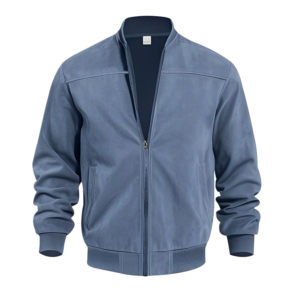 Klassische, stilvolle Wildlederjacke für Männer