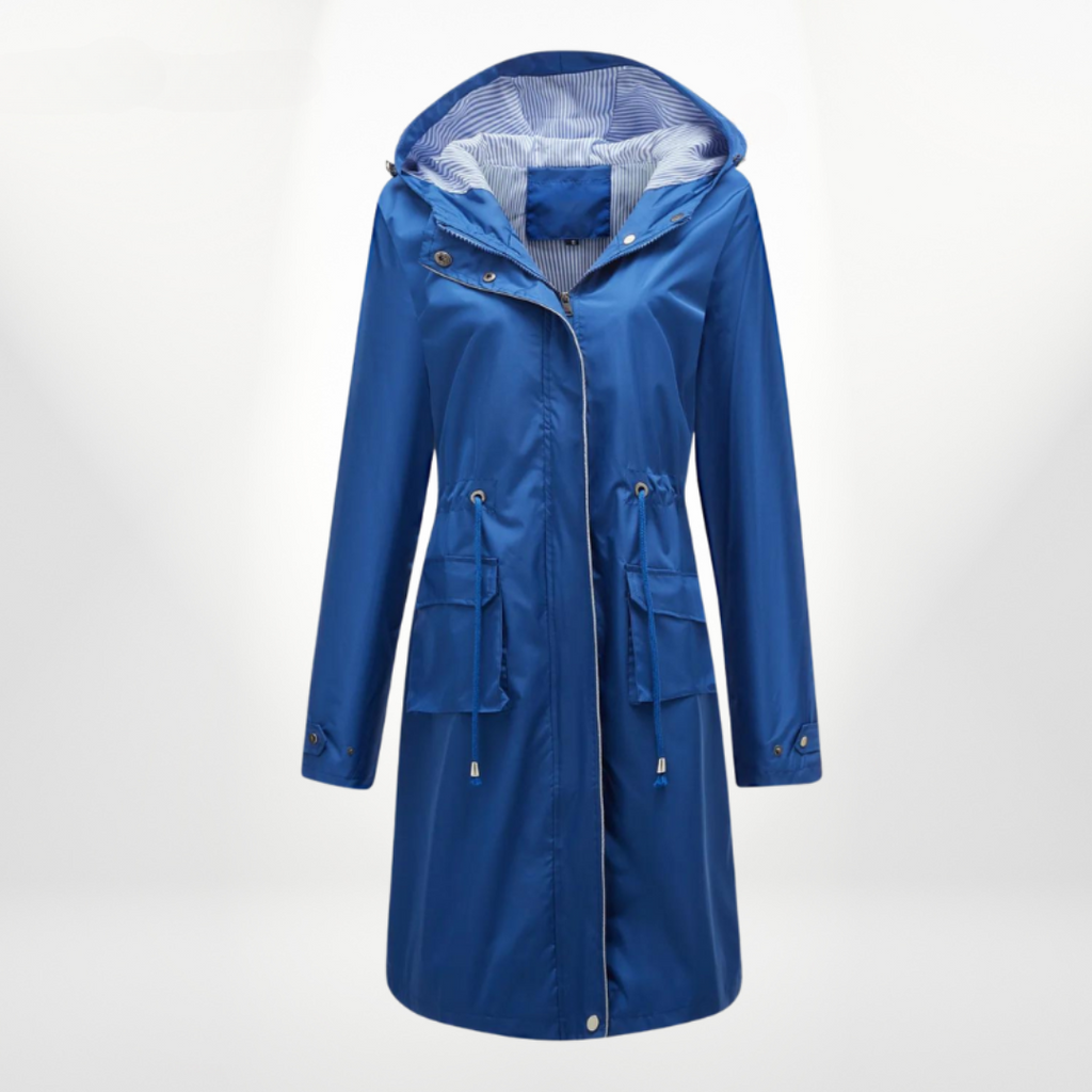 wasserdichter Über-Knie-Trenchcoat