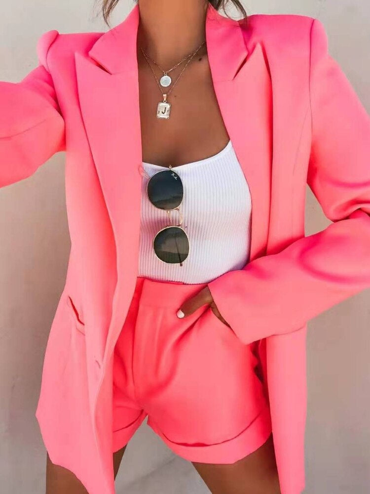 Hochwertiges Blazer-Set in tollen Farben