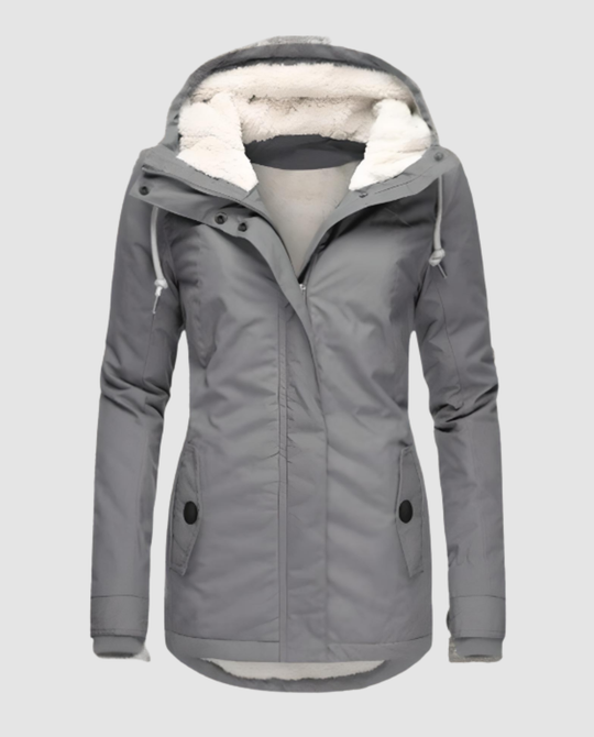 Lange Gefütterte Winterjacke Damen | Shop Nory