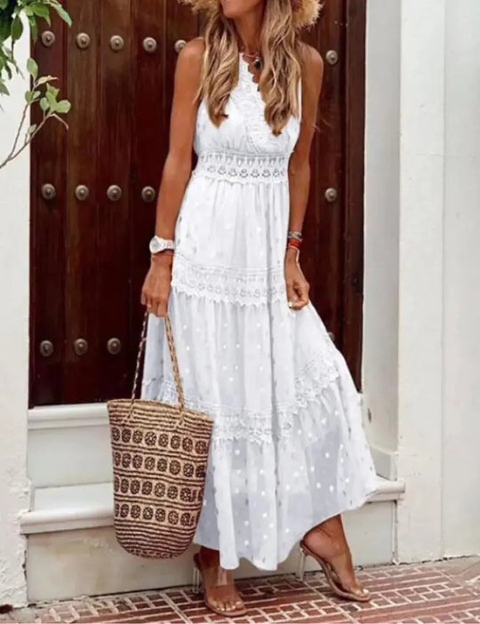 Elegante Maxi Sommerkleid